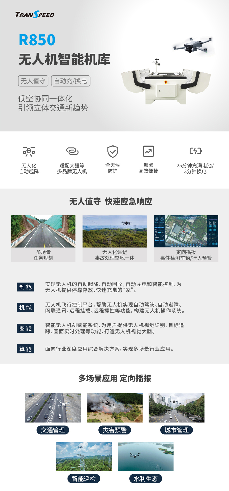 无人机智能机库